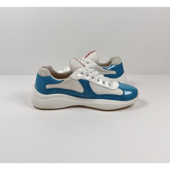 Size 8.5UK/9.5US - Prada Americas Cup Patent Leather Blue - Picture 5 of 8